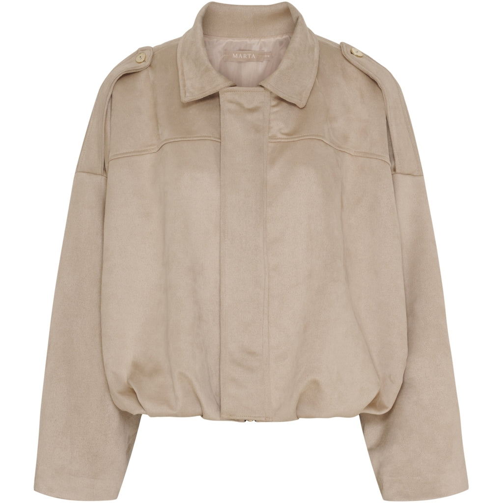 MARTA DU CHATEAU Marta du Chateau dam jacka MdcKamelia 7821 Jacket Beige