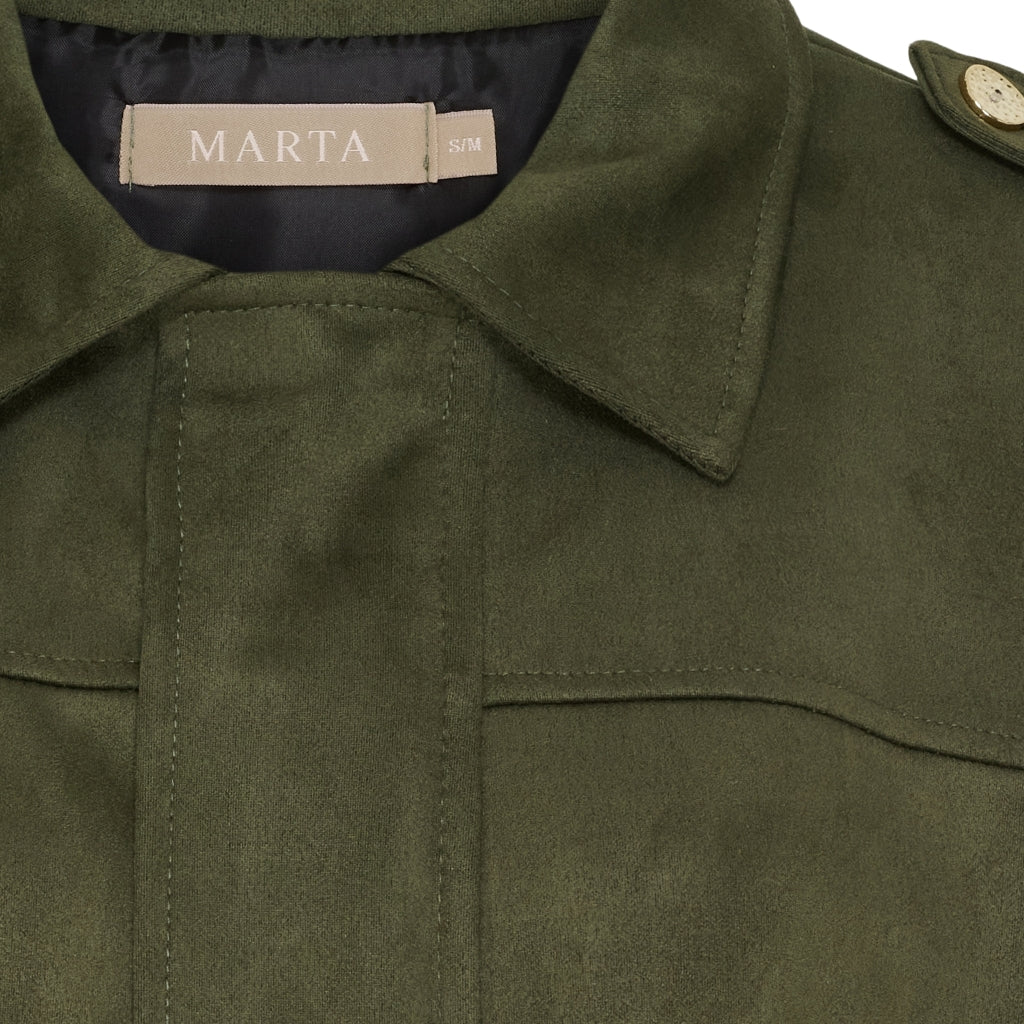 MARTA DU CHATEAU Marta du Chateau dam jacka MdcKamelia 7821 Jacket Military