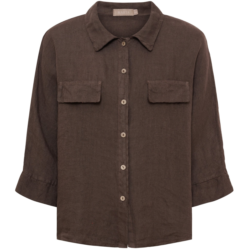 MARTA DU CHATEAU Marta du Chateau dam jacka MdcMalisa 268435 Jacket Mocha93913