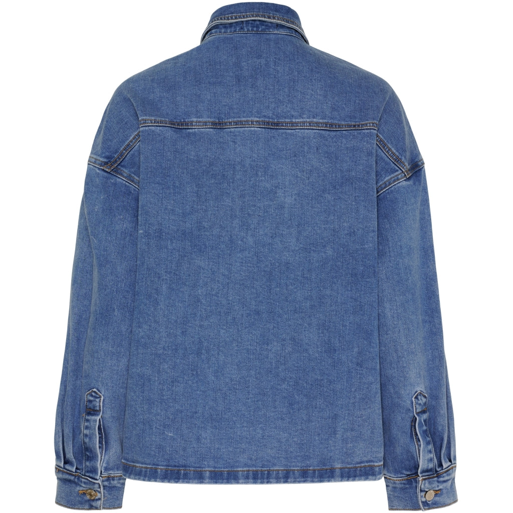 MARTA DU CHATEAU Marta du Chateau dam jacka MdcMilja MDC238-V9079A Shirt Blue Denim