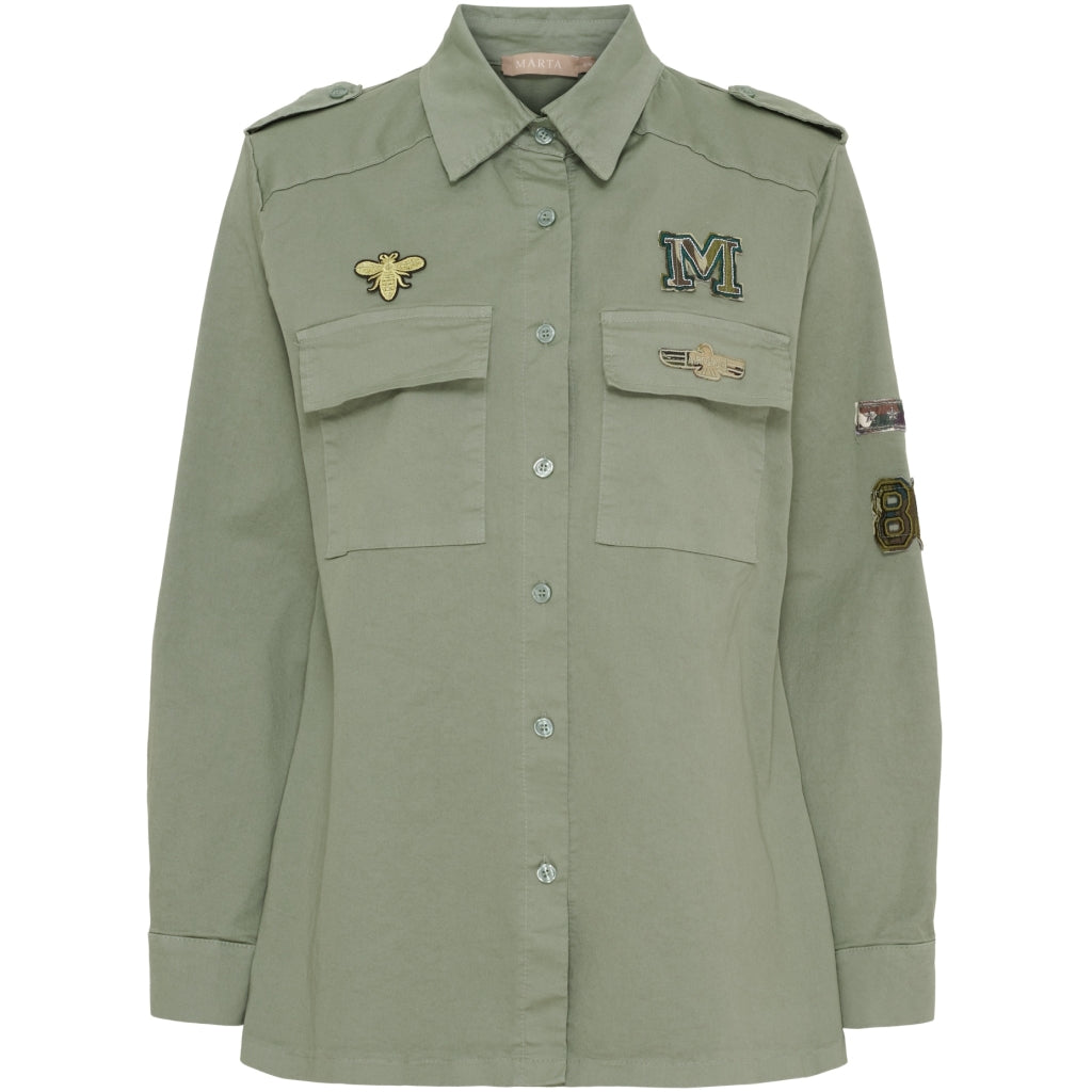 MARTA DU CHATEAU Marta du Chateau dam jacka MdcMillie 5083 Jacket Military1011