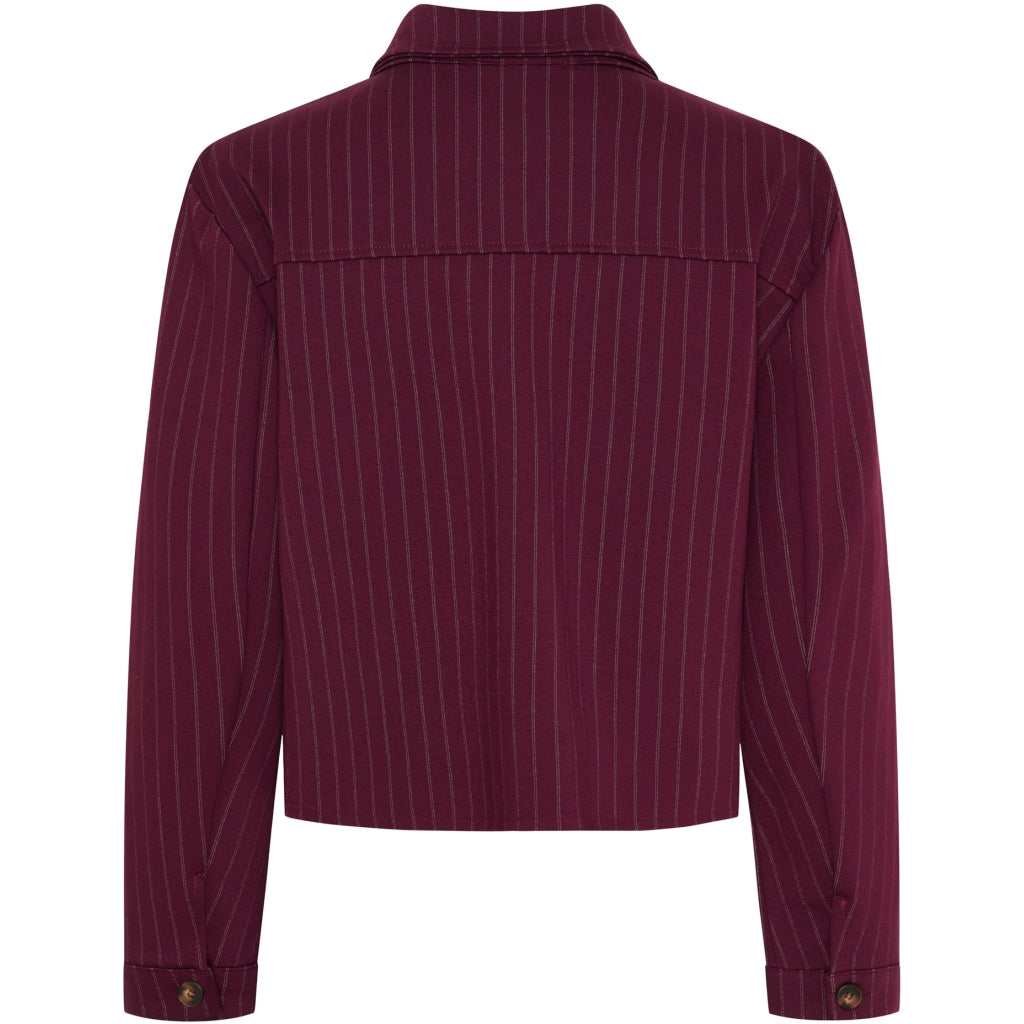 MARTA DU CHATEAU Marta du Chateau dam jacka MdcOpal 83769 Jacket Bordeaux6269