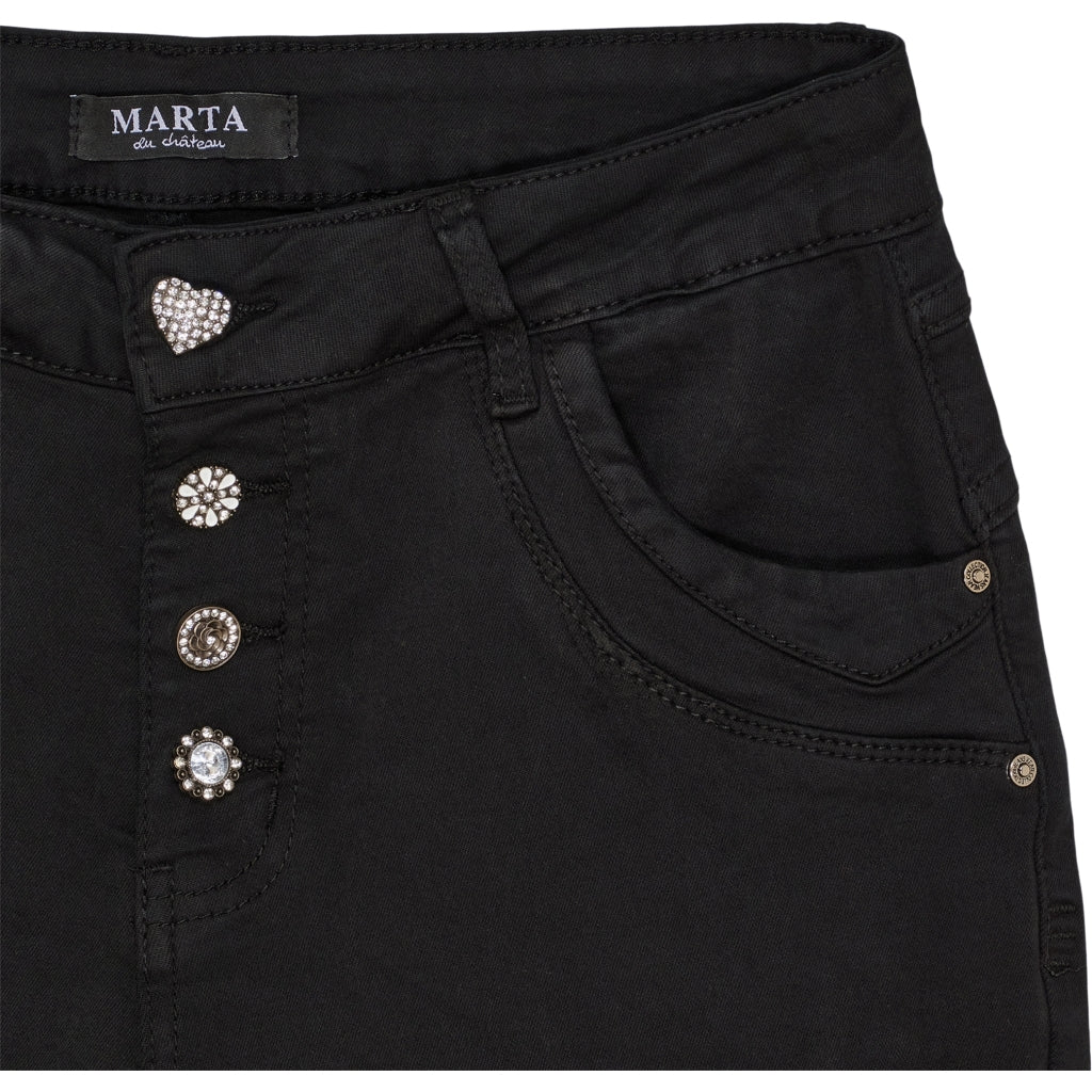 MARTA DU CHATEAU Marta du Chateau dam jeans MdcNahla MDC227-2533 Jeans Black Denim