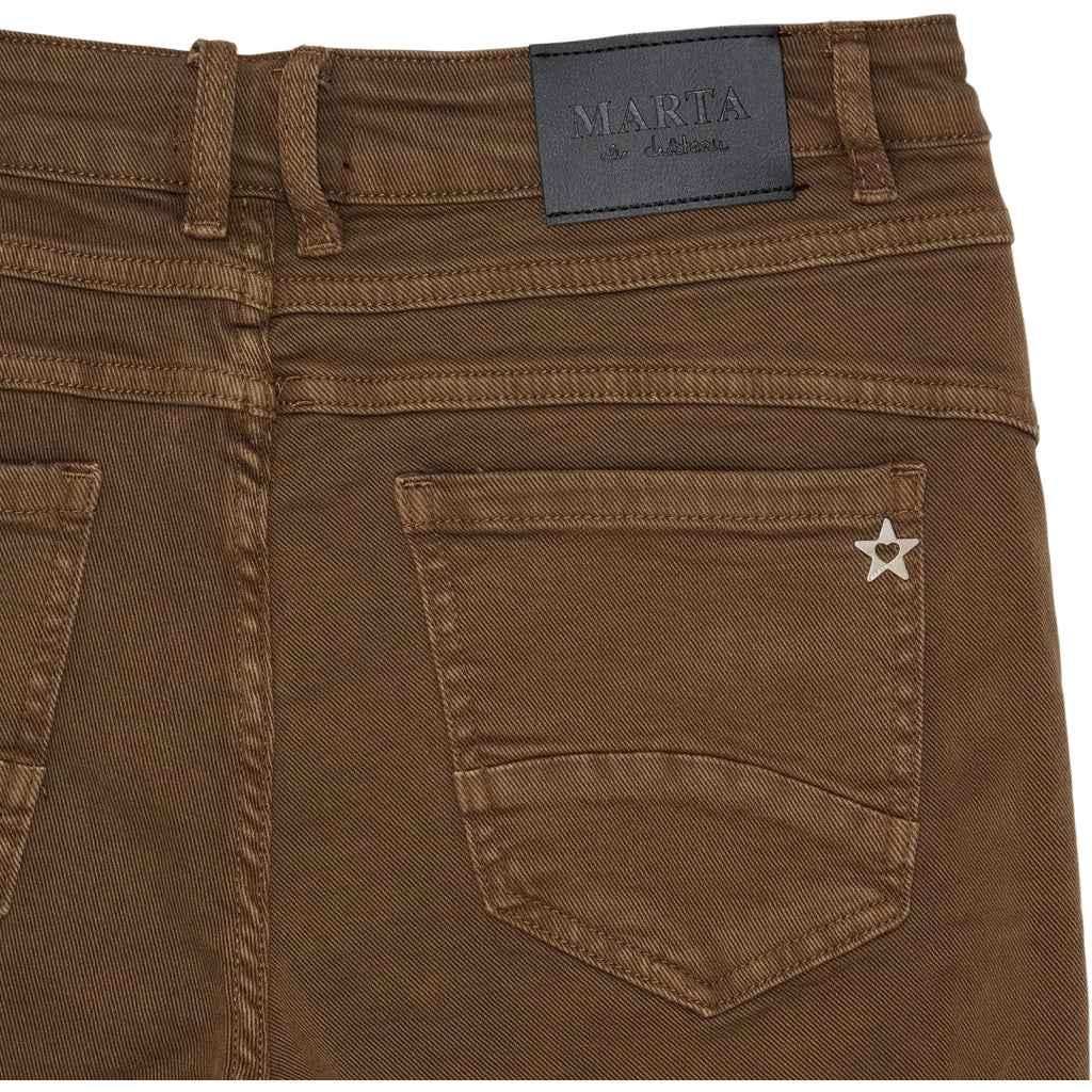 MARTA DU CHATEAU Marta du Chateau dam jeans MdcNora MDC229-8711 Jeans Camel