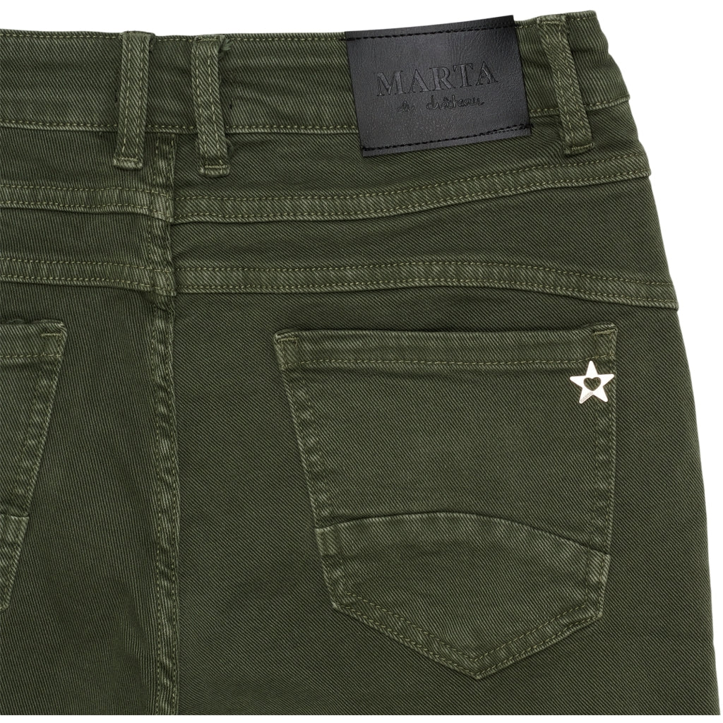 MARTA DU CHATEAU Marta du Chateau dam jeans MdcNora MDC229-8711 Jeans Military