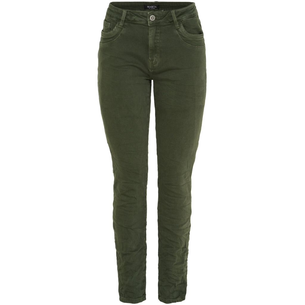 MARTA DU CHATEAU Marta du Chateau dam jeans MdcNora MDC229-8711 Jeans Military