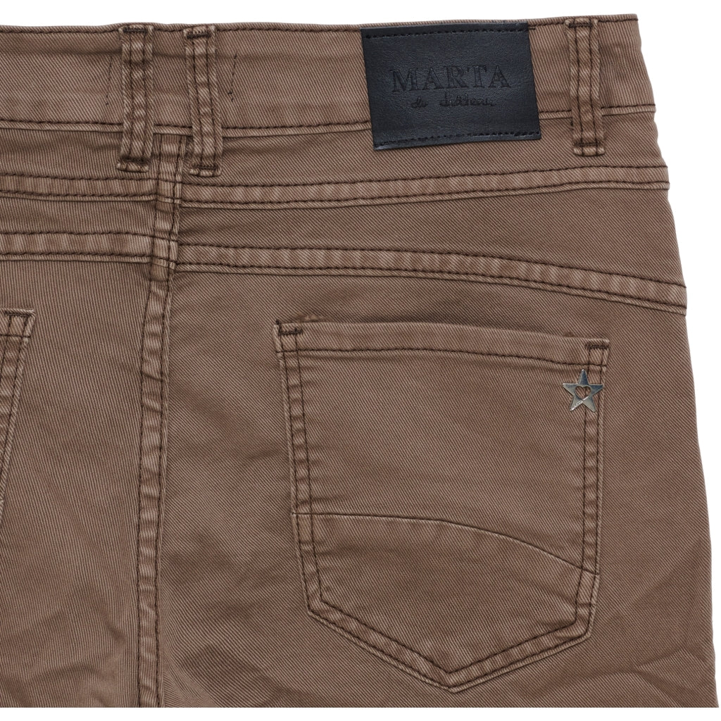 MARTA DU CHATEAU Marta du Chateau dam jeans MdcNora MDC229-8711 Jeans Mocha Brown