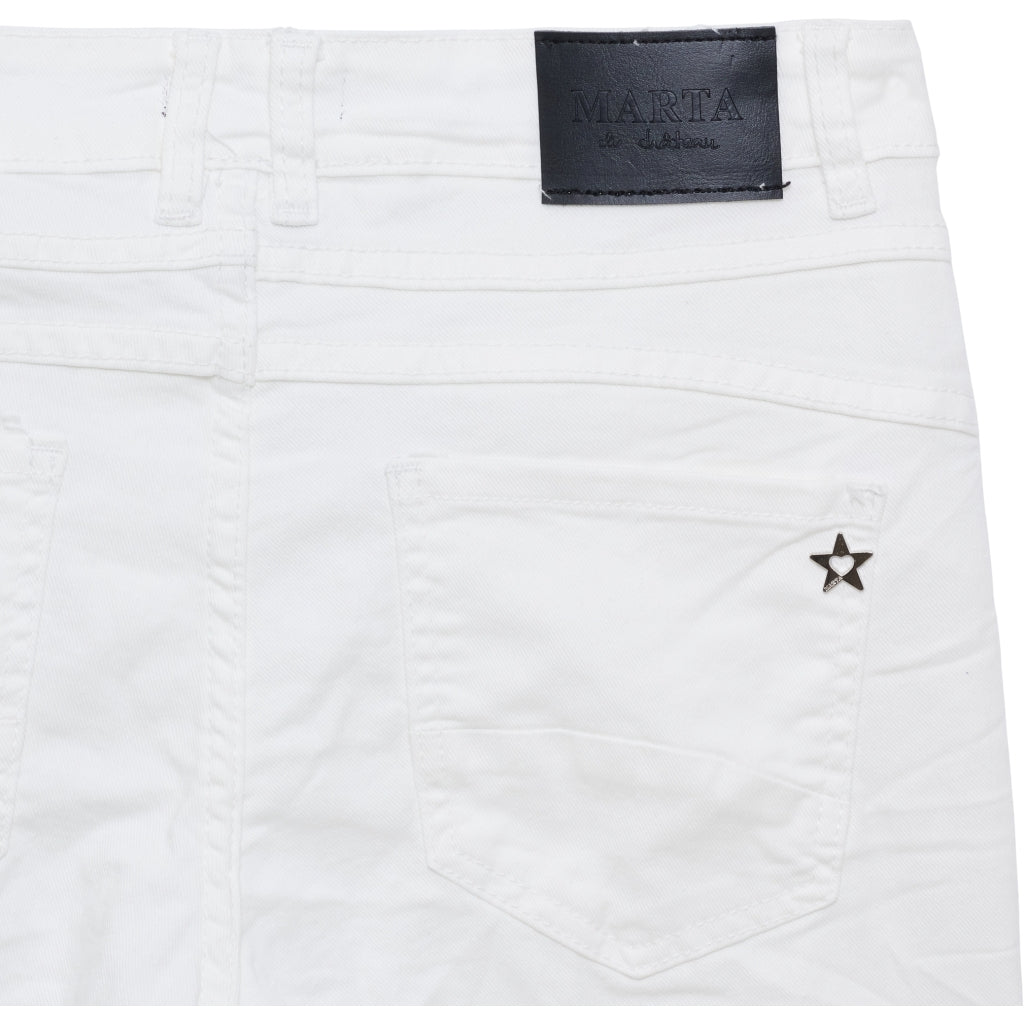 MARTA DU CHATEAU Marta du Chateau dam jeans MdcNora MDC229-8711 Jeans White