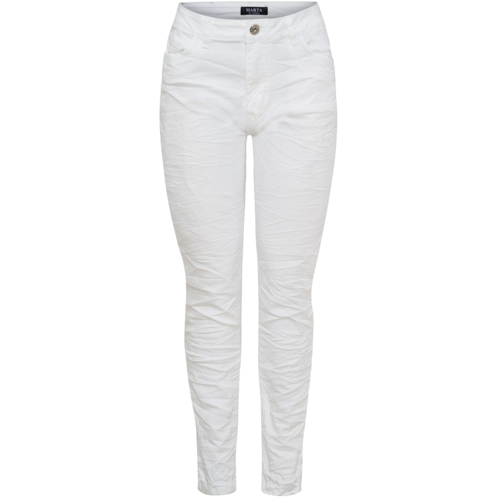 MARTA DU CHATEAU Marta du Chateau dam jeans MdcNora MDC229-8711 Jeans White