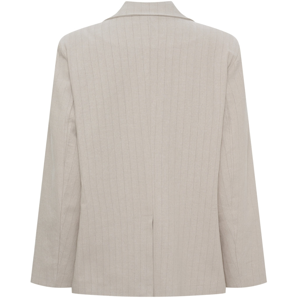 MARTA DU CHATEAU Marta du Chateau dam kavaj MdcMarissa 8232 Blazer Beige Stripe