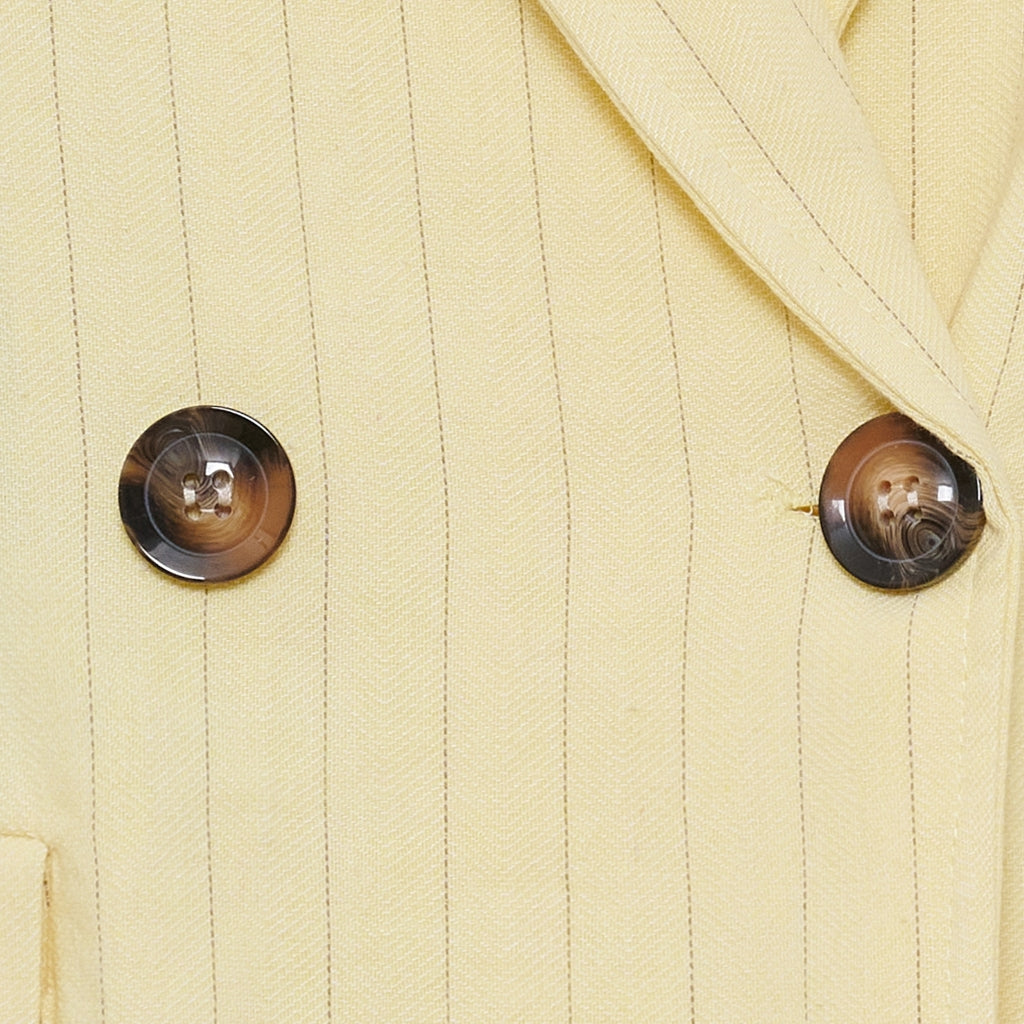MARTA DU CHATEAU Marta du Chateau dam kavaj MdcMarissa 8232 Blazer Yellow Stripe