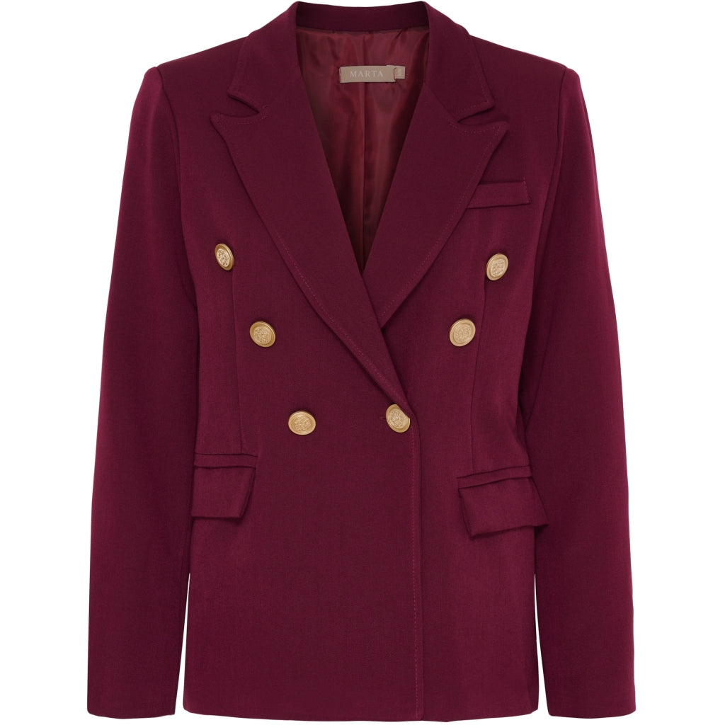 MARTA DU CHATEAU Marta du Chateau dam kavaj MdcTopaz 2518109 Blazer Bordeaux6269