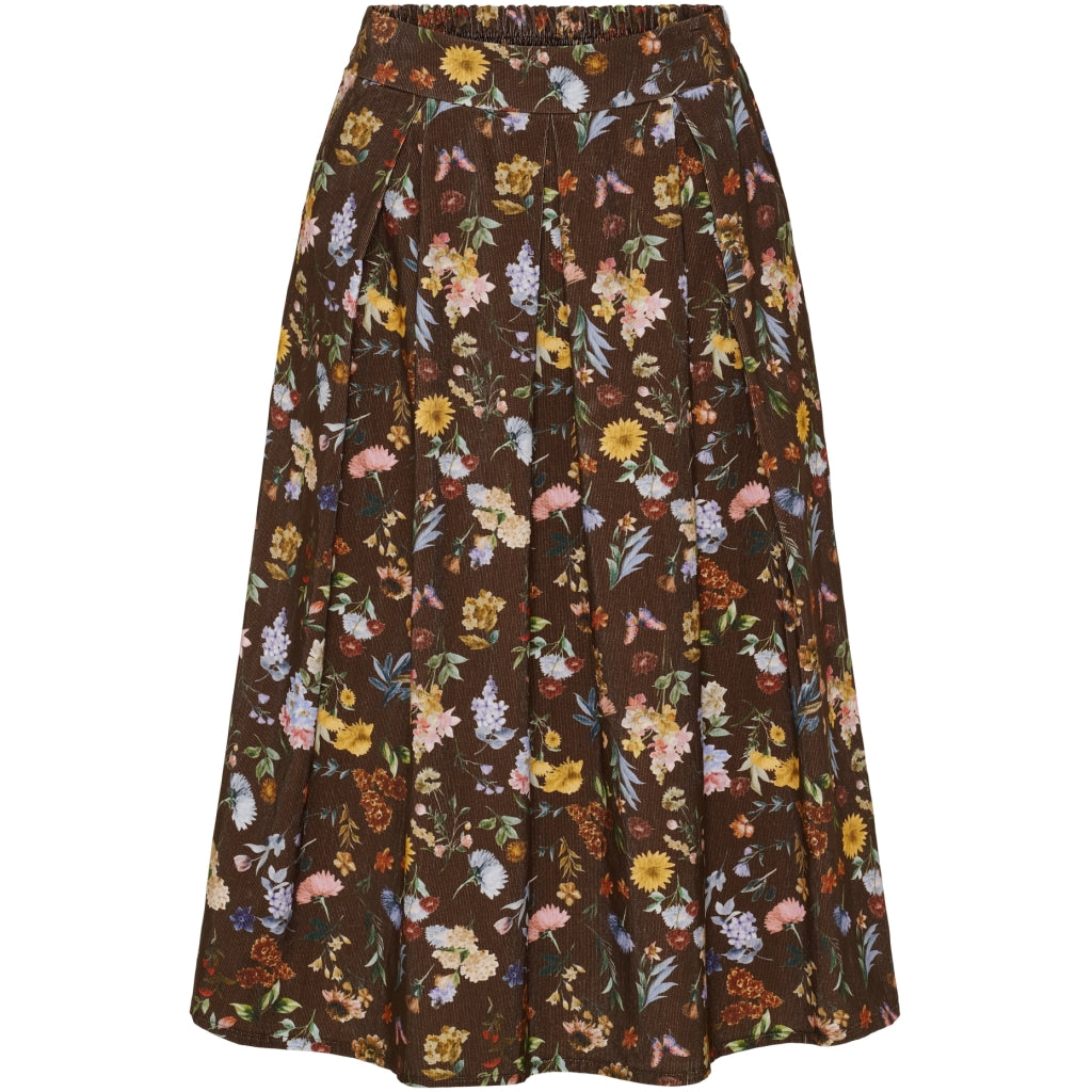 MARTA DU CHATEAU Marta du Chateau dam kjol MdcCiela 257080V Skirt Brown Print