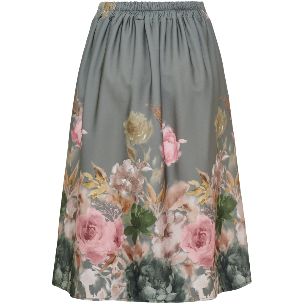 MARTA DU CHATEAU Marta du Chateau dam kjol MdcDaria 4911 Bistretch Skirt Kaki/Military