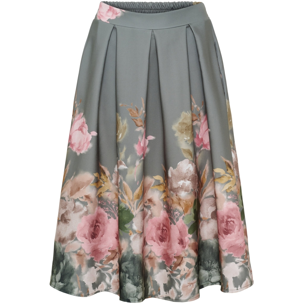 MARTA DU CHATEAU Marta du Chateau dam kjol MdcDaria 4911 Bistretch Skirt Kaki/Military