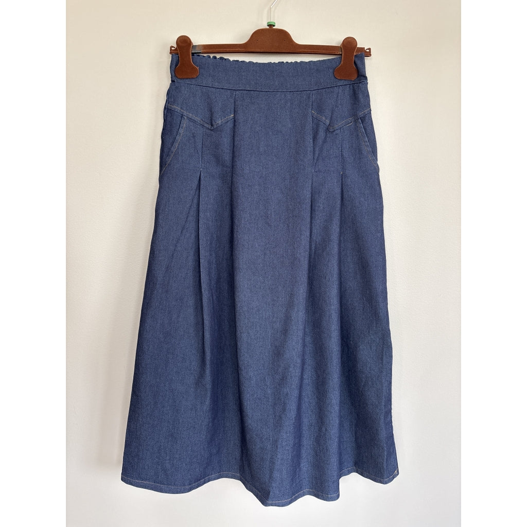 MARTA DU CHATEAU Marta du Chateau dam kjol MdcEriana SW57123 Skirt Dark denim