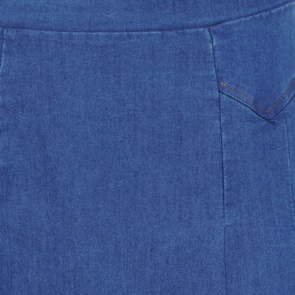 MARTA DU CHATEAU Marta du Chateau dam kjol MdcEriana SW57123 Skirt Medium Blue