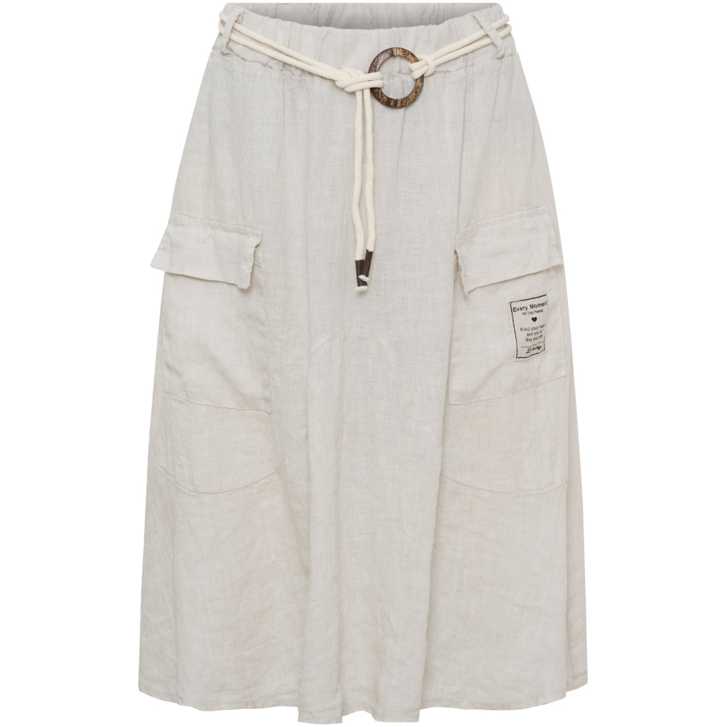 MARTA DU CHATEAU Marta du Chateau dam kjol MdcEvania 70097 Skirt Beige