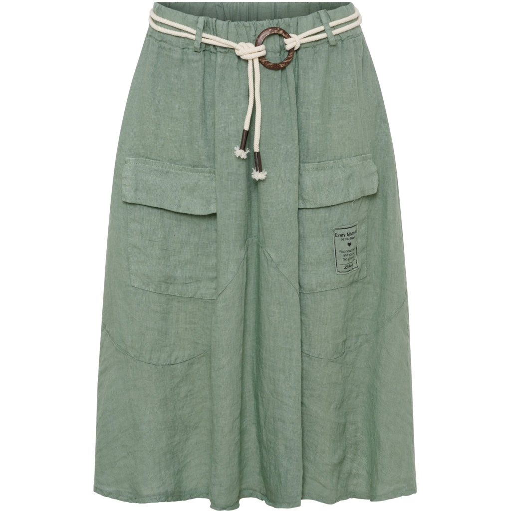 MARTA DU CHATEAU Marta du Chateau dam kjol MdcEvania 70097 Skirt Military