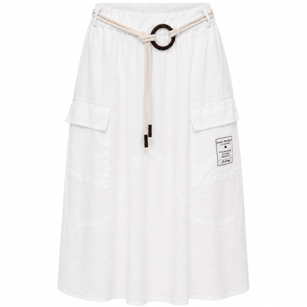 MARTA DU CHATEAU Marta du Chateau dam kjol MdcEvania 70097 Skirt White