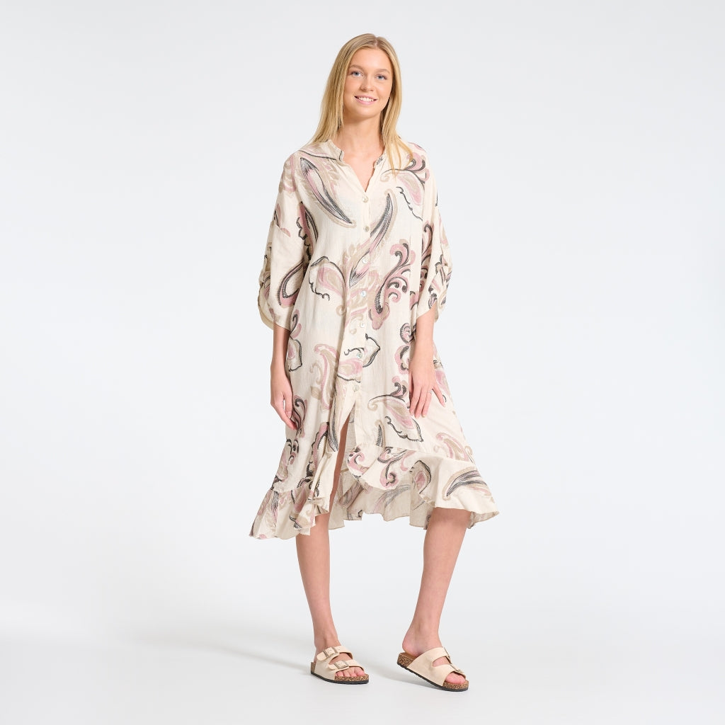 MARTA DU CHATEAU Marta du Chateau dam klänning 3798B Dress Sabbia