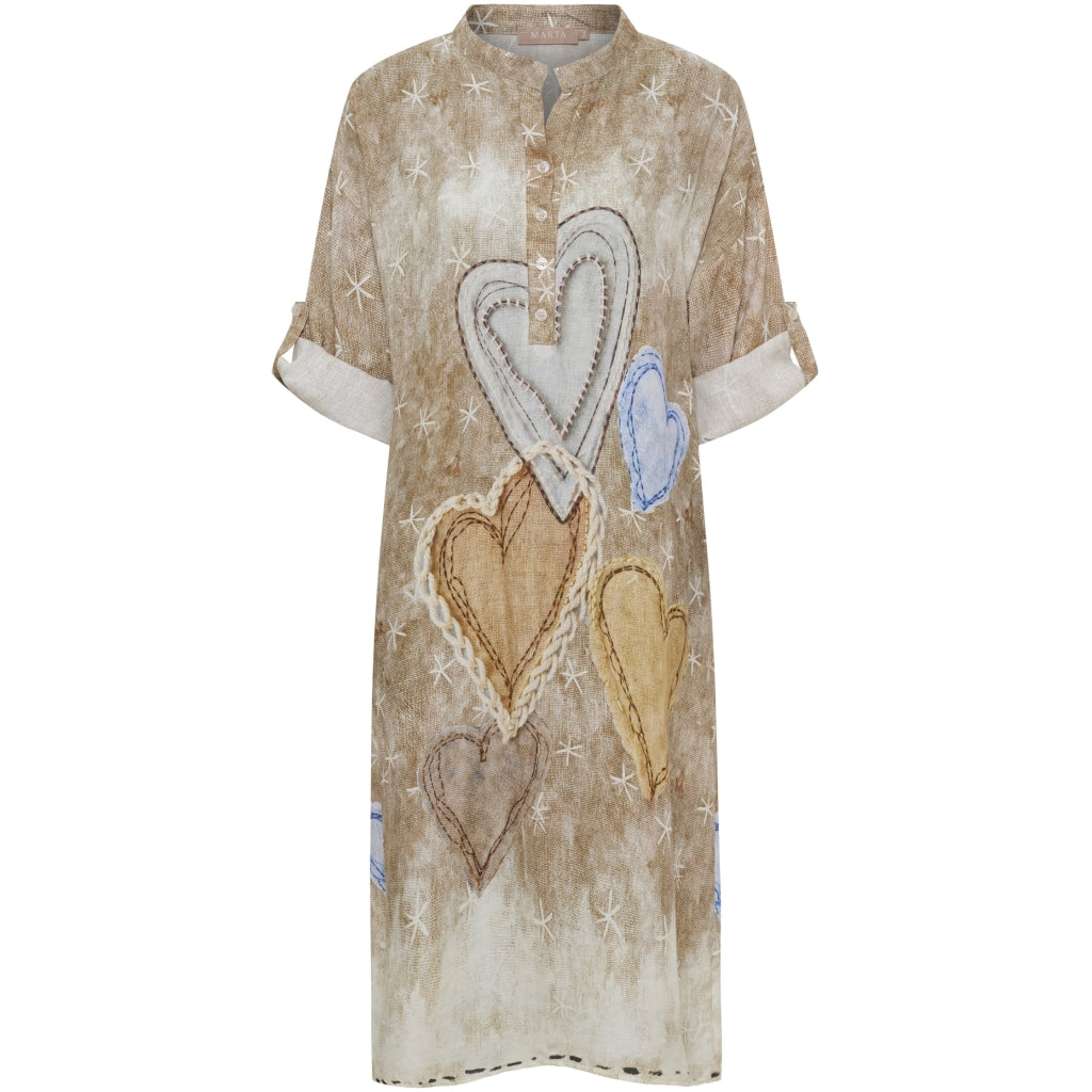 MARTA DU CHATEAU Marta du Chateau dam klänning MdcArmina 8235A Dress Marrone8435tpf