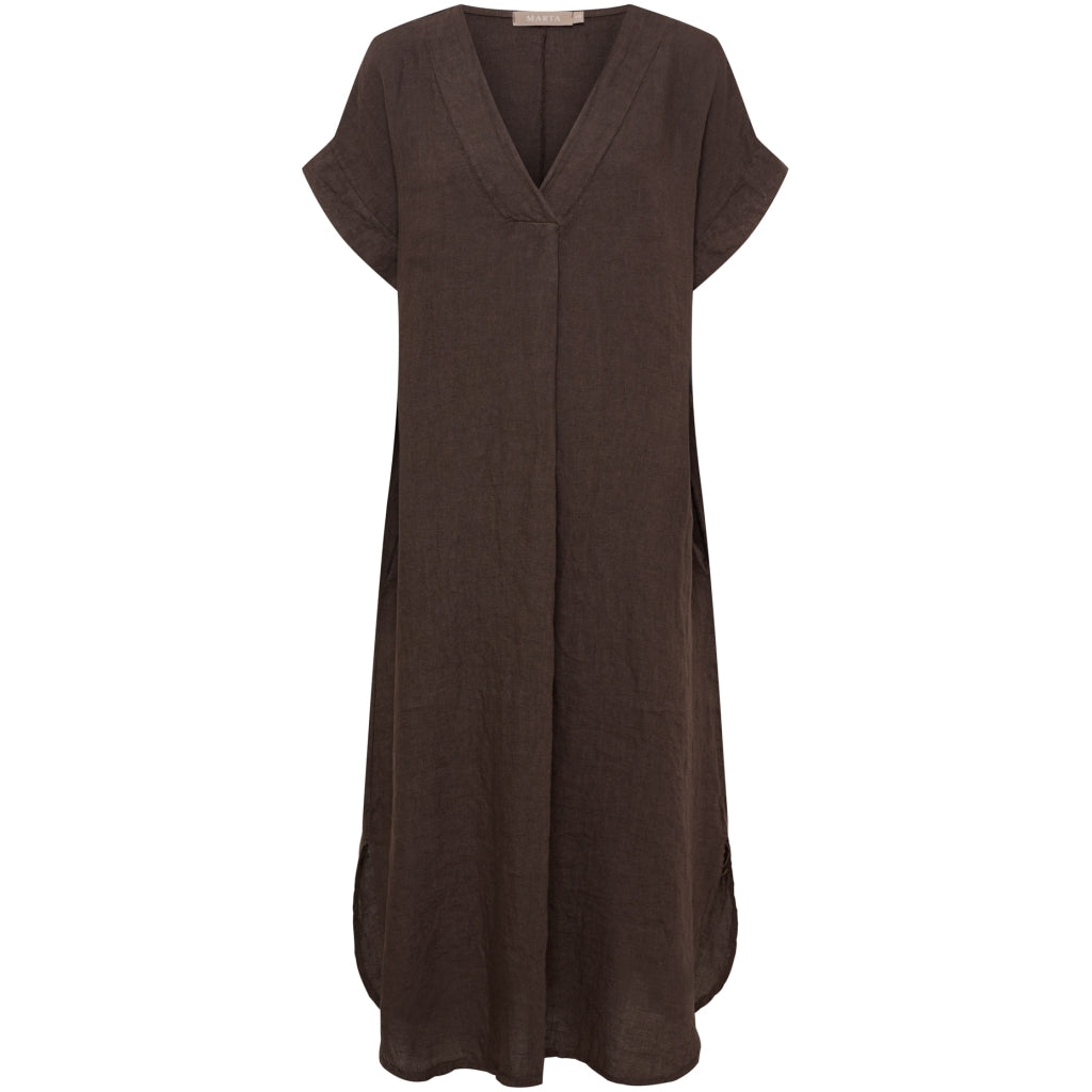 MARTA DU CHATEAU Marta du Chateau dam klänning MdcAstra TC59555M Dress Mocha93913