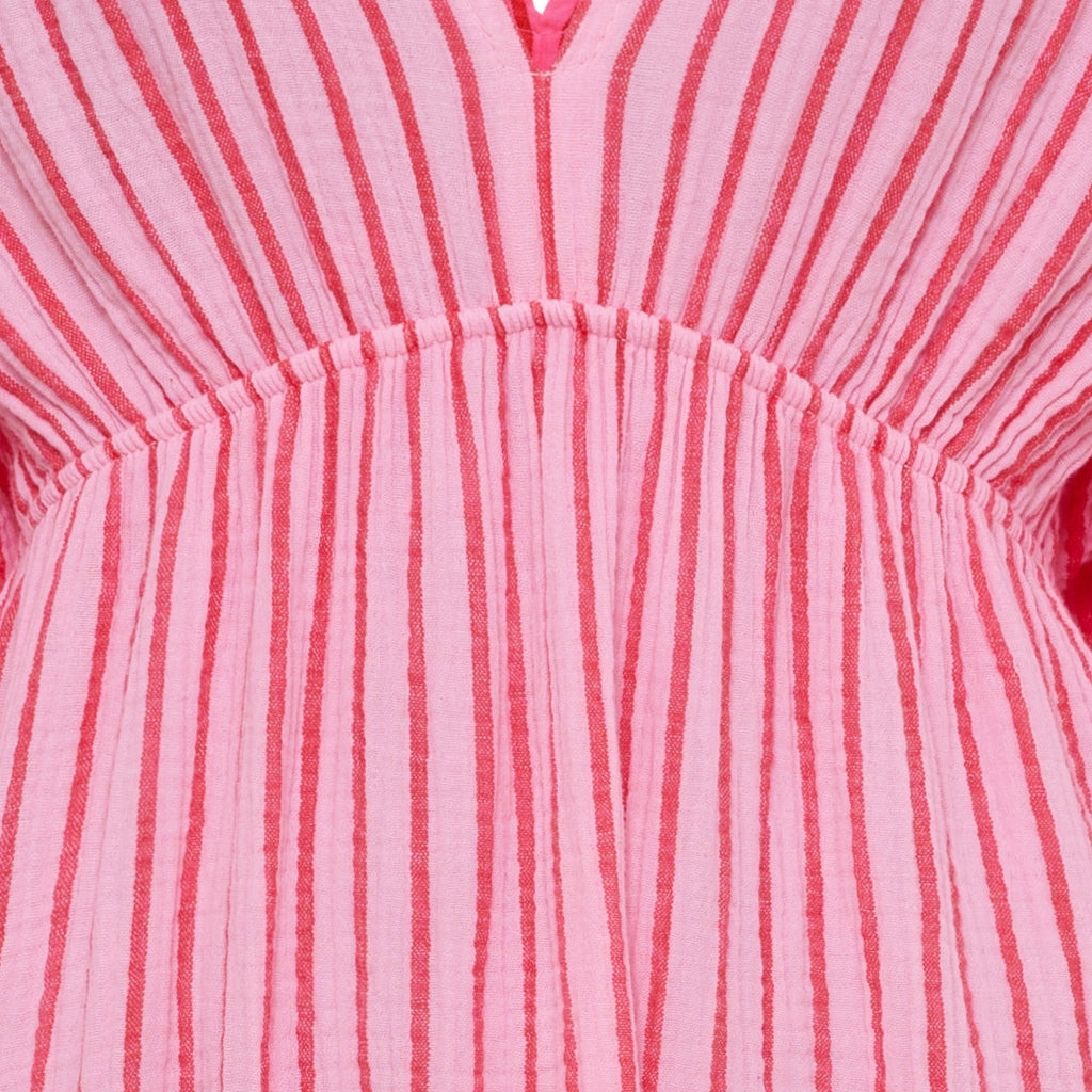 MARTA DU CHATEAU Marta du Chateau dam klänning MdcClario 84642 Dress Red/Baby Pink