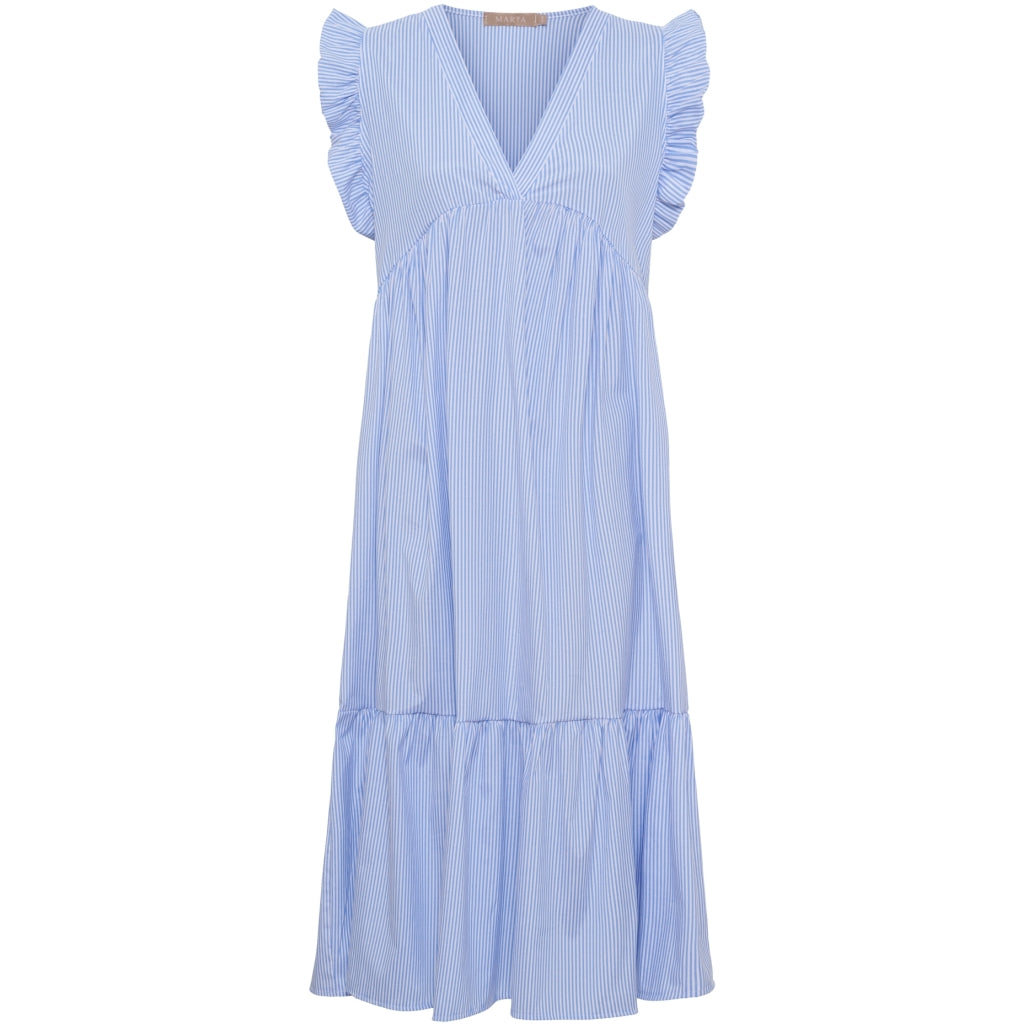 MARTA DU CHATEAU Marta du Chateau dam klänning MdcElma 5795 Dress Sky Blue