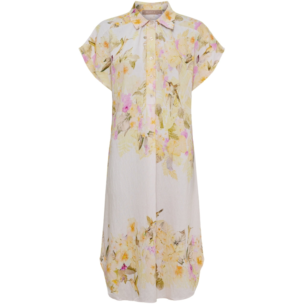 MARTA DU CHATEAU Marta du Chateau dam klänning MdcFelisa 7357 Dress Giallo6198tpg