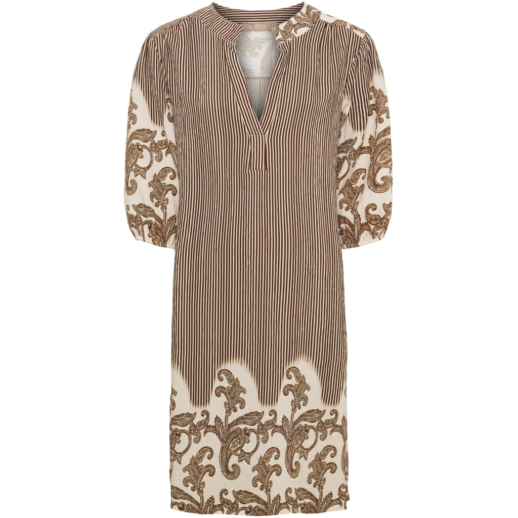 MARTA DU CHATEAU Marta du Chateau dam klänning MdcGoldie 7474 Dress Marrone4602tpe