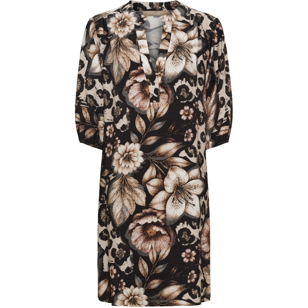 MARTA DU CHATEAU Marta du Chateau dam klänning MdcGoldie 7474 Dress Nero1948ppg