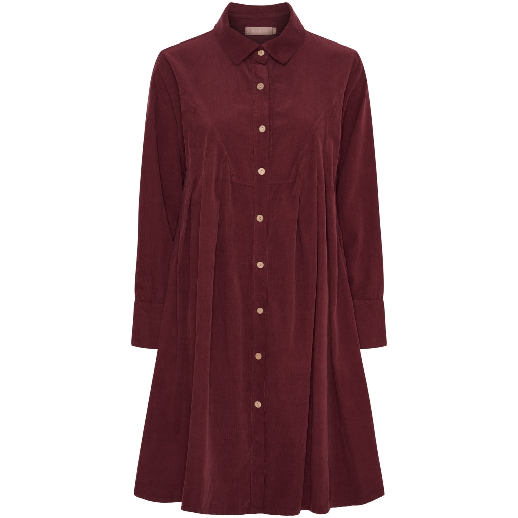 MARTA DU CHATEAU Marta du Chateau dam klänning MdcGunvor 7411 Dress Bordeaux