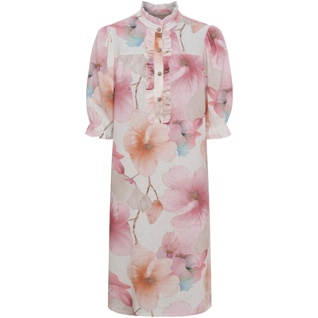 MARTA DU CHATEAU Marta du Chateau dam klänning MdcJoella 269112 Dress Pink Flower