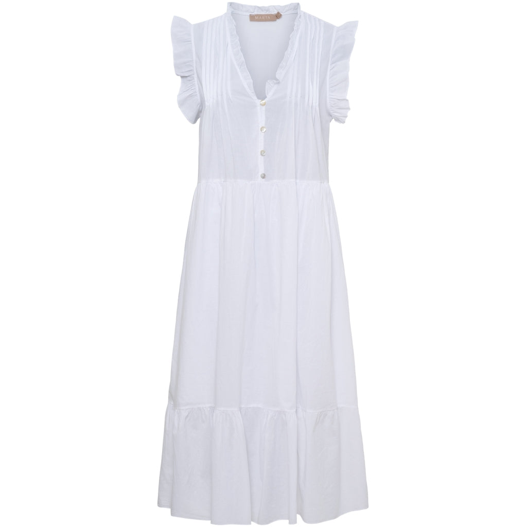 MARTA DU CHATEAU Marta du Chateau dam klänning MdcJovelina TC59836M Dress White