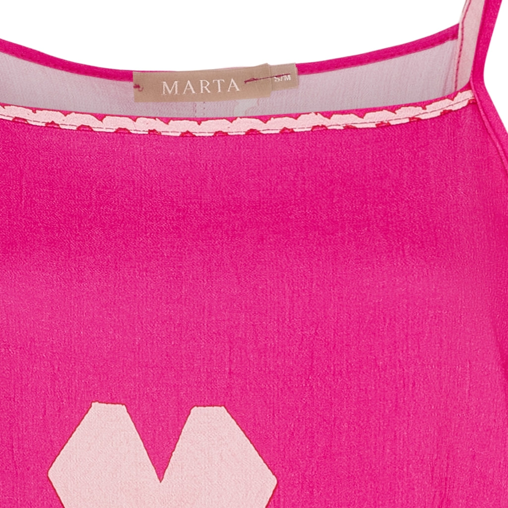 MARTA DU CHATEAU Marta du Chateau dam klänning MdcLilly 7250 Dress Fuxia709tpu