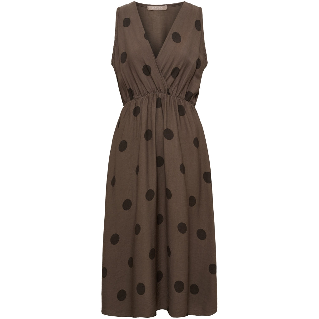 MARTA DU CHATEAU Marta du Chateau dam klänning MdcLinetta 23126 Dress Brown