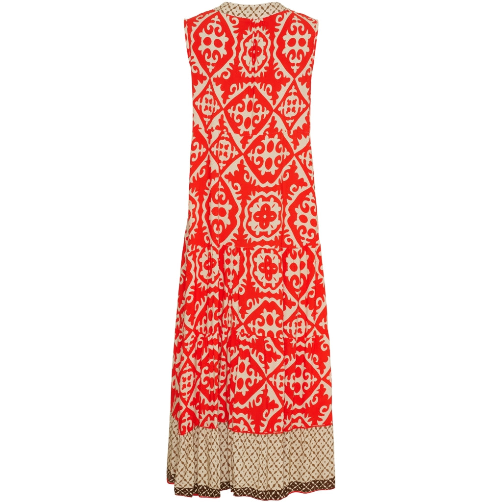 MARTA DU CHATEAU Marta du Chateau dam klänning MdcLucie 259153 Dress Red/Beige