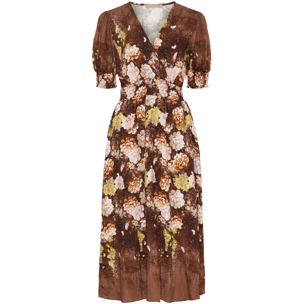 MARTA DU CHATEAU Marta du Chateau dam klänning MdcLydia 25216 Dress Marrone0460