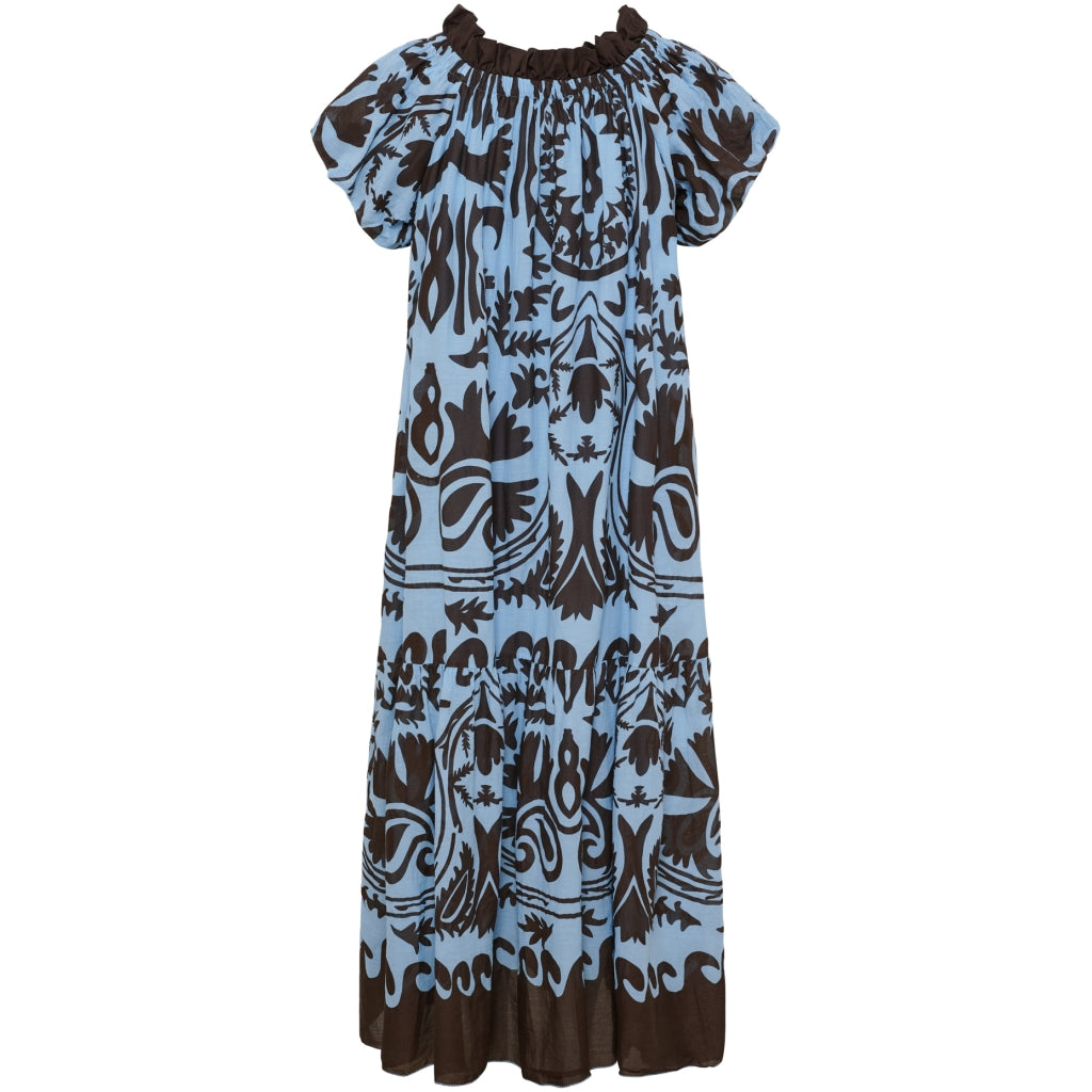 MARTA DU CHATEAU Marta du Chateau dam klänning MdcMuse 8405 Dress Blue/Marrone