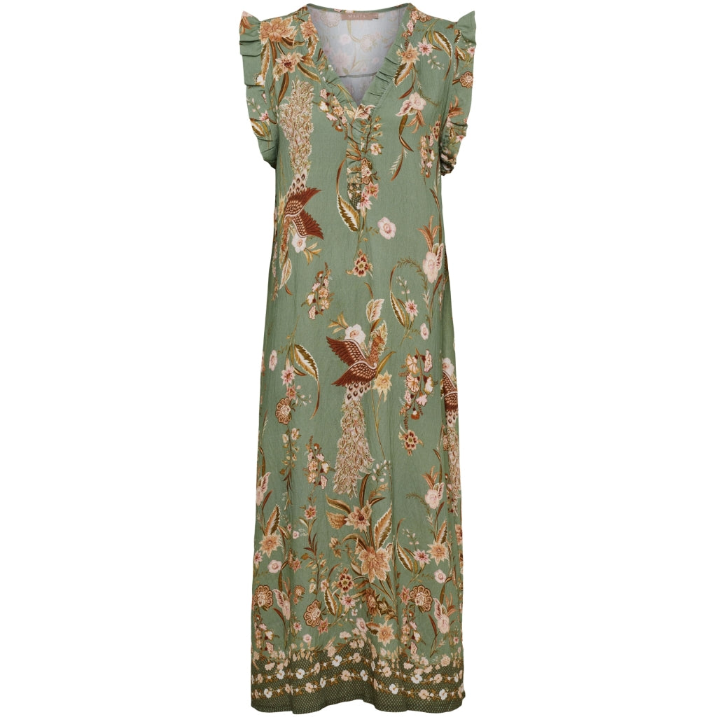 MARTA DU CHATEAU Marta du Chateau dam klänning MdcVigdis 6303 Dress Kaki3142Tps