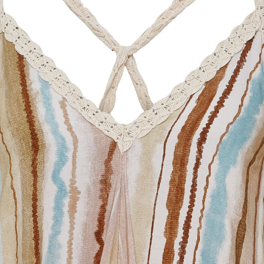 MARTA DU CHATEAU Marta du Chateau dam klänning MdcViolette 59679 Dress Beige