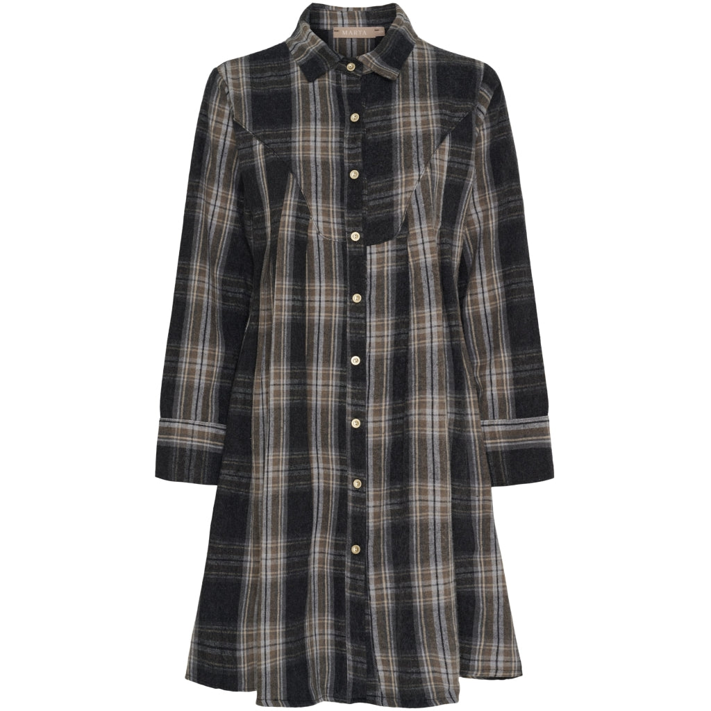 MARTA DU CHATEAU Marta du Chateau dam klänning MdcVivi 7411A Dress Grey79231