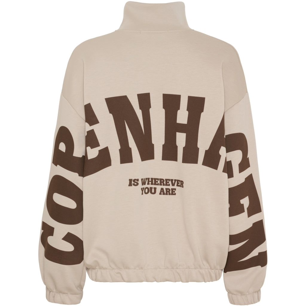 MARTA DU CHATEAU Marta du Chateau dam kofta MdcNete 22669 Cardigan Beige/Moro