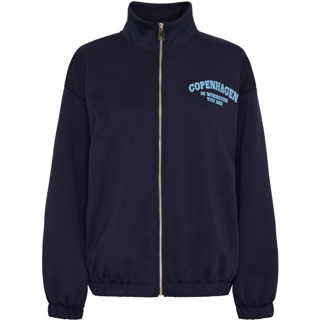 MARTA DU CHATEAU Marta du Chateau dam kofta MdcNete 22669 Cardigan Navy/Sky