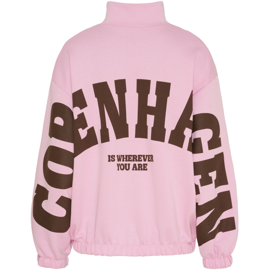 MARTA DU CHATEAU Marta du Chateau dam kofta MdcNete 22669 Cardigan Pink/Brown