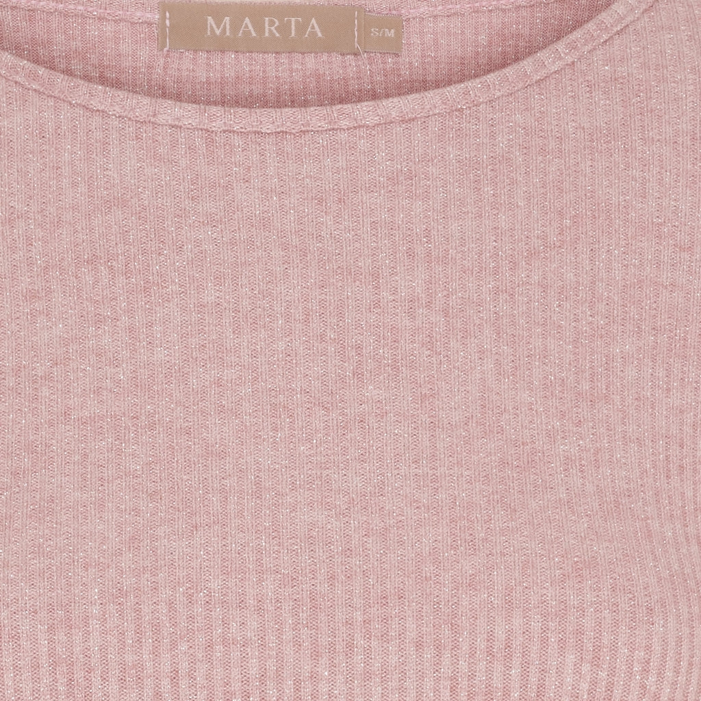 MARTA DU CHATEAU Marta du Chateau dam långärmad T-shirt 38915M LS Tee Rosa