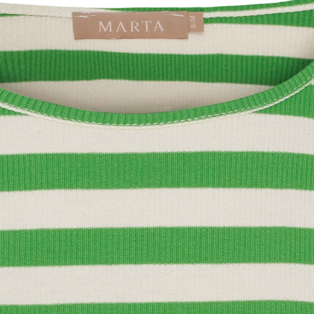 MARTA DU CHATEAU Marta du Chateau dam långärmad T-shirt MdcBegonia 7702 LS Tee Menta