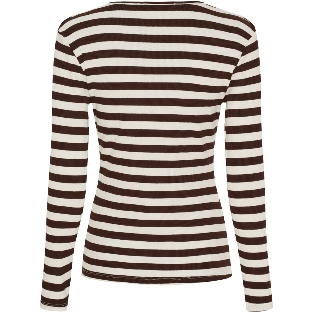 MARTA DU CHATEAU Marta du Chateau dam långärmad T-shirt MdcBegonia 7702 LS Tee Moro