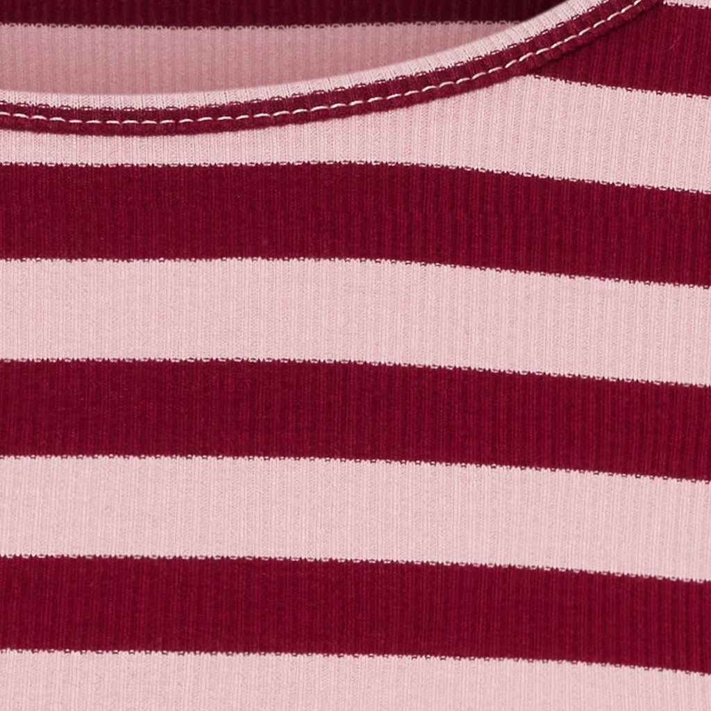 MARTA DU CHATEAU Marta du Chateau dam långärmad T-shirt MdcBegonia 7702 LS Tee Wino/Rosa Antique